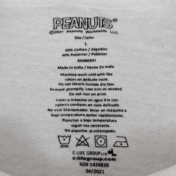 Peanuts PE8 Snoopy & Charlie Brown 🤎 Happy Valentine's Day Large - Picture 3 of 7